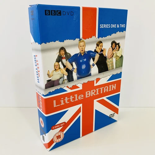 Little Britain: Series 1 and 2 DVD - Matt Lucas David Walliams cert 15 (4 discs) - Picture 1 of 4