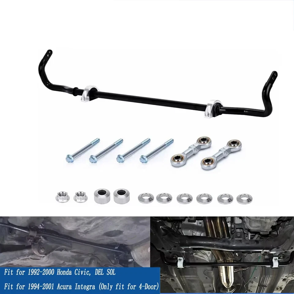 Rear Sway Bar For 92-00 HONDA CIVIC EK EG EJ EK9 ACURA INTEGRA 94-01 24MM Solid - image 2 of 4