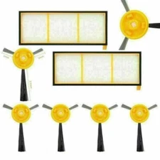 For Shark ION ROBOT RV700 RV720 RV750/C Filter Side Brush Vacuum Cleaner Parts