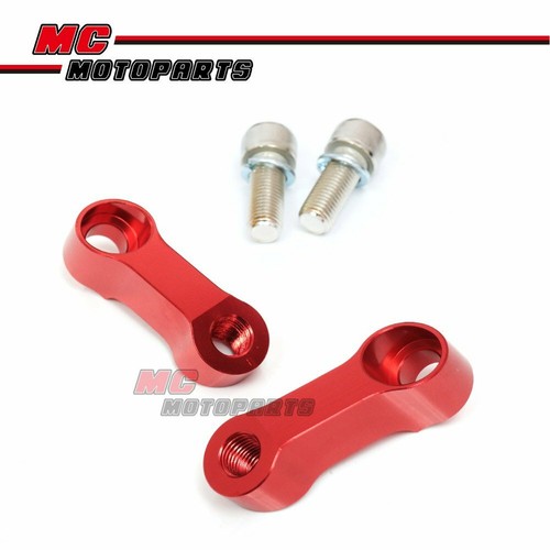 Extensor de montaje elevador de espejo de aluminio para Honda CB1000R Rebel 300 500 CTX1300 - Imagen 3 de 12