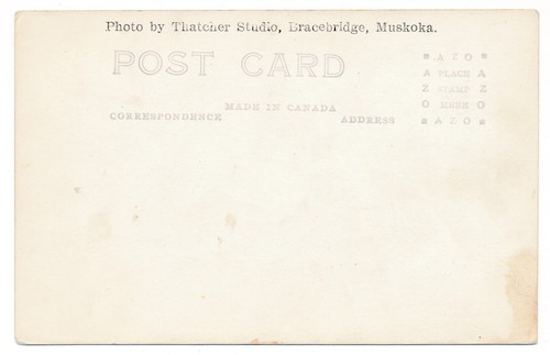 Foto postal Elgin House On Lake Joseph Muskoka Lakes Ontario North Lodge RPPC - Imagen 2 de 2