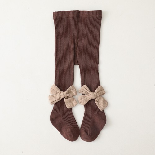 Baby Girls Heart Tights with Large Bow Spanish Style Cotton 6 Months - 8 Years - Picture 35 of 35