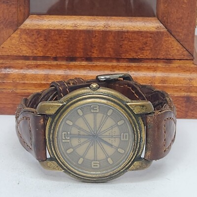 Vintage Sonoma V-176 WR 30M Gold Tone Quartz 36mm Unisex