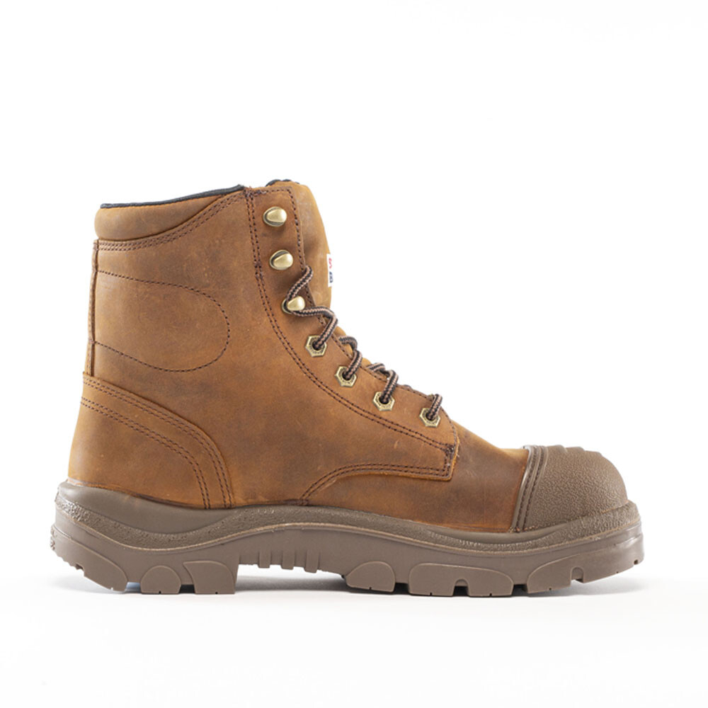 Стальные синие рабочие ботинки Argyle Scuff 6-дюймовые водонепроницаемые рабочие женские ботинки с широким стальным носком