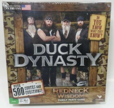 Duck Dynasty Redneck Wisdom Family Party Game Factory Sealed Free Shipping NIB