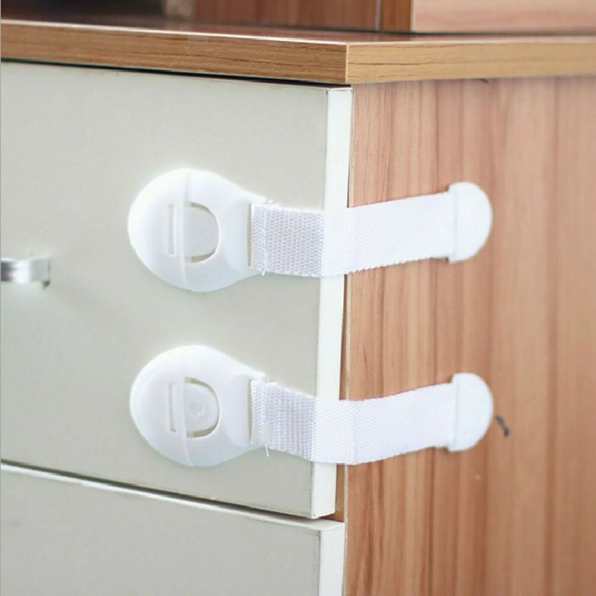 Baby Safety Door Lock cupboard Cabinet Drawer 3m tape.Pet Child locks