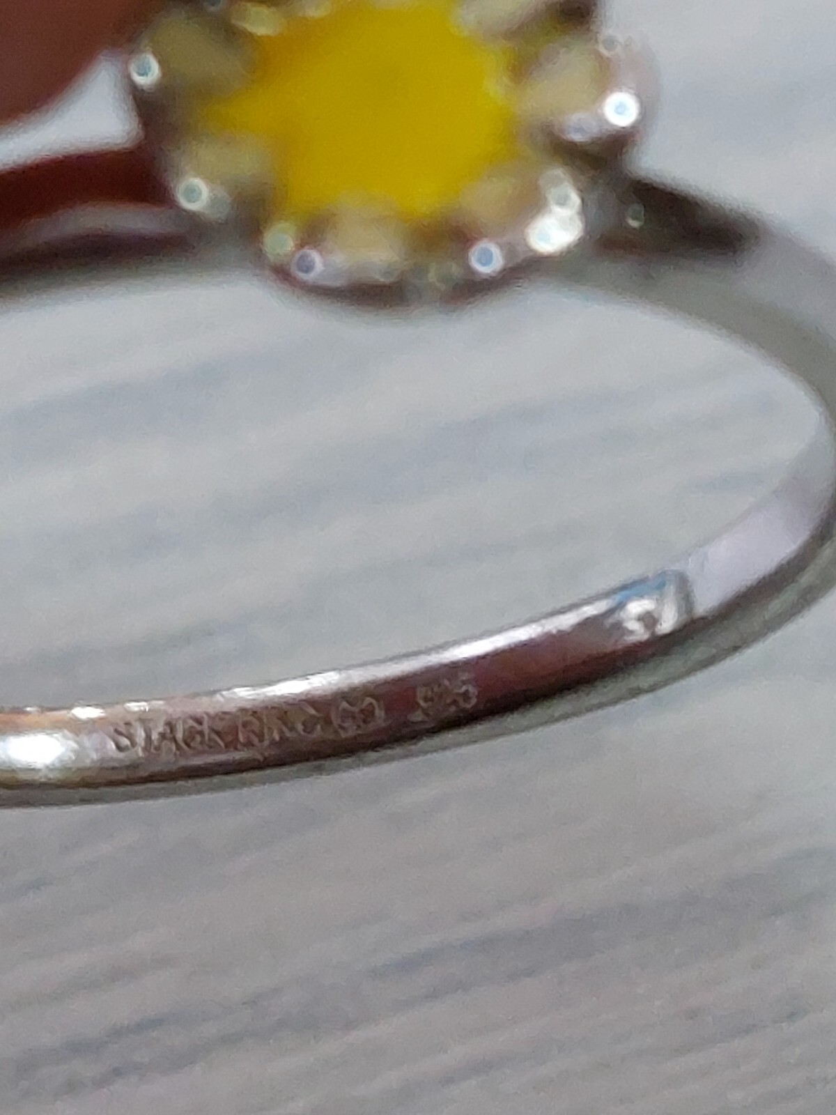 Stack Ring Co Cute Two Daisy Ring, Sweet, Size M1… - image 4