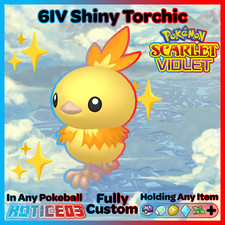 ✨Shiny Torchic 6IV✨ Pokemon Scarlet & Violet 🚀Fast🚀 Indigo Disk DLC
