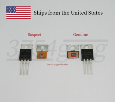 Huayue 20 Pezzi MOSFET Transistor a Canale N, IRFZ44N 49A 55V