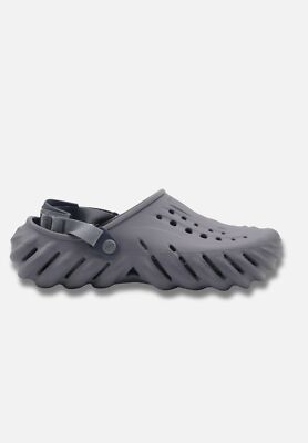 Crocs Echo Clog Unisex Damen- & Herrenschuhe Sandalen Pantolette Grau 207937-4EA