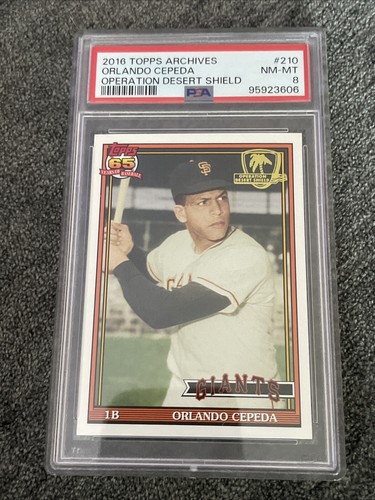 Orlando Cepeda [Operation Desert Shield] #210 2016 Topps Archives card