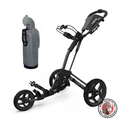 NEW ClickGear RV2L Golf Push Cart [Charcoal/Black] Special Package with Earthen