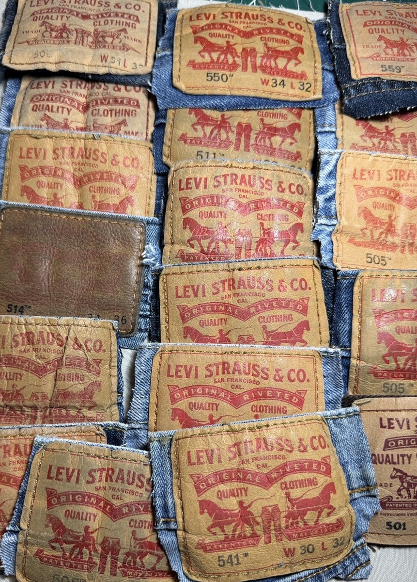 Levi's Ledy’s 看板 Vintage Levi's labels - Retro Logo badge - Levi Tag 1 | eBay UK