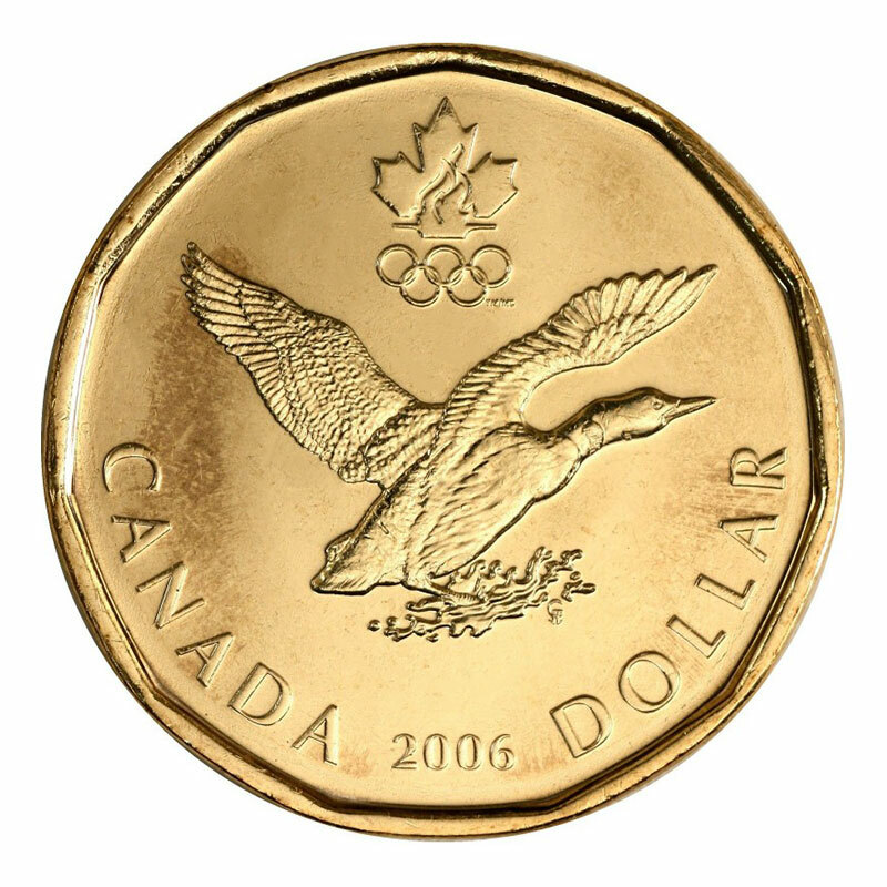 🇨🇦 Canada 1 Dollar Coin Olympic Lucky Loonie, 2006 | eBay