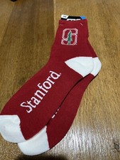 Stanford Red  White FBF Originals Socks Size Large
