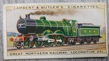World's Locomotives Great Northern 9/50 Vintage Imperial Tobacco Co Trading Card