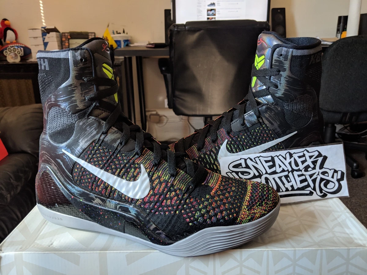 Kobe 9 cheap metallic silver