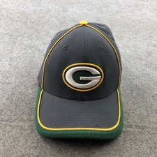 Green Bay Packers Hat Cap Fitted Medium Embroidered Logo Casual