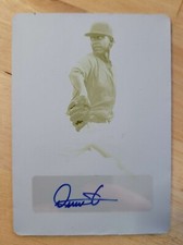  2019 Devi Garcia Leaf Flash Rookie Yellow Printing Plate 1/1 Auto ERROR BA-DG1 