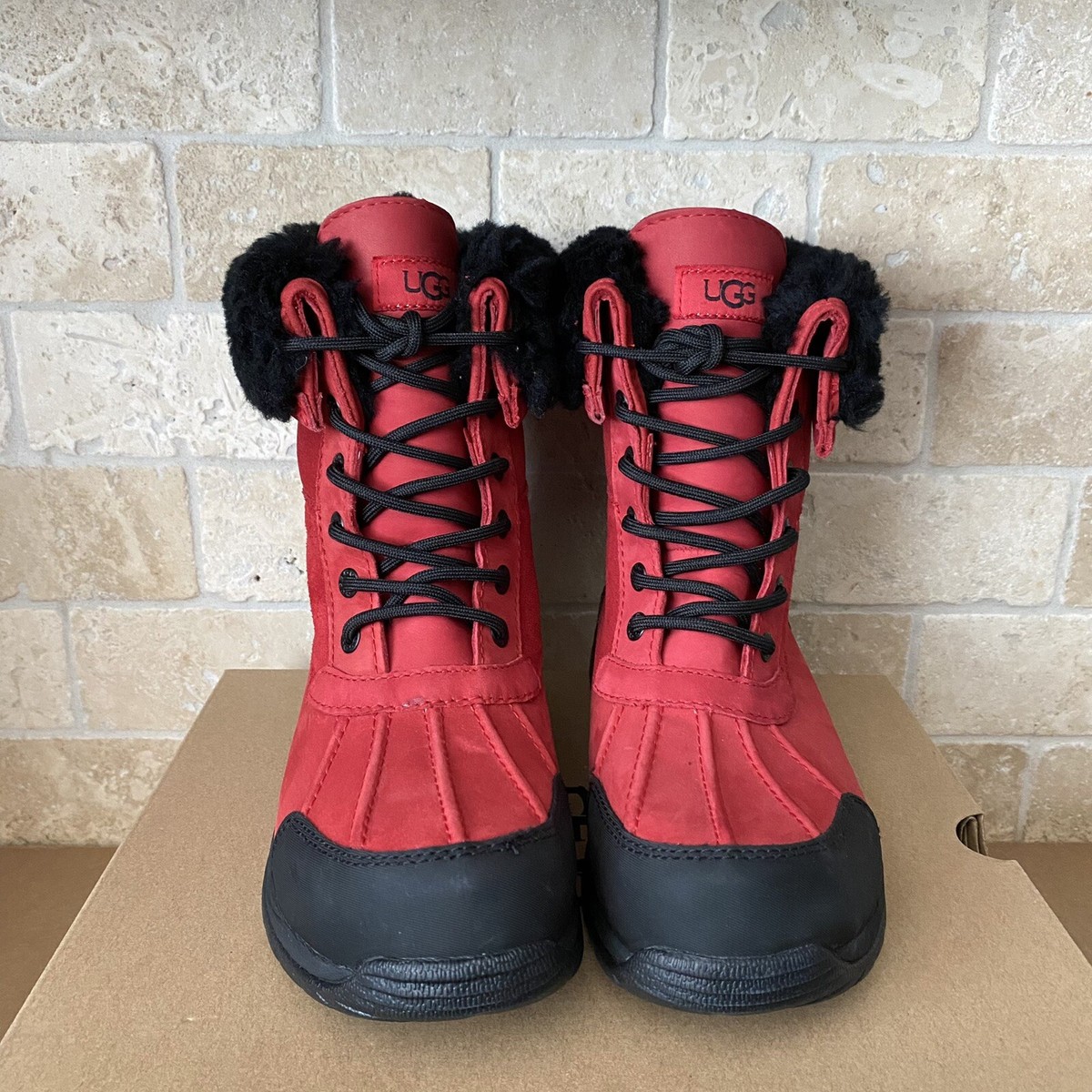 UGG NEW mens Butte Cuffed Boots Samba Red UGG Men main image 4