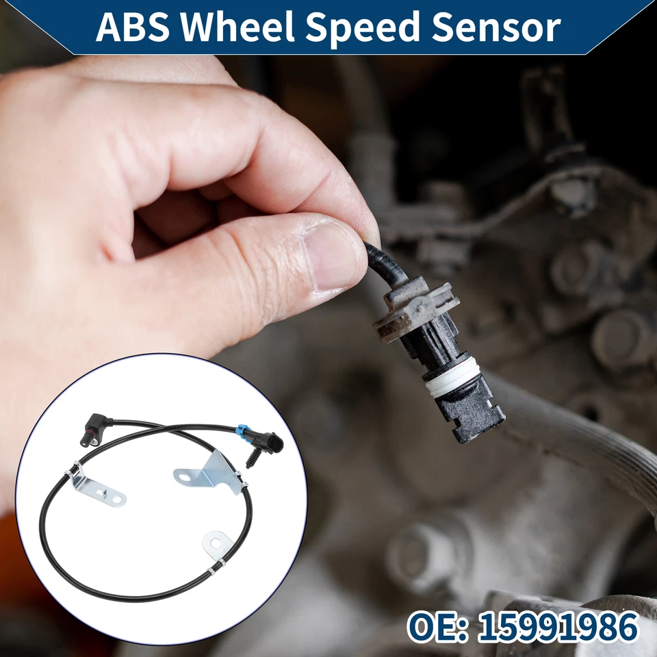 ABS Wheel Speed Sensor ABS Sensor No.15991986 for Chevrolet C1500 Suburban Right - Imagem 2 de 4
