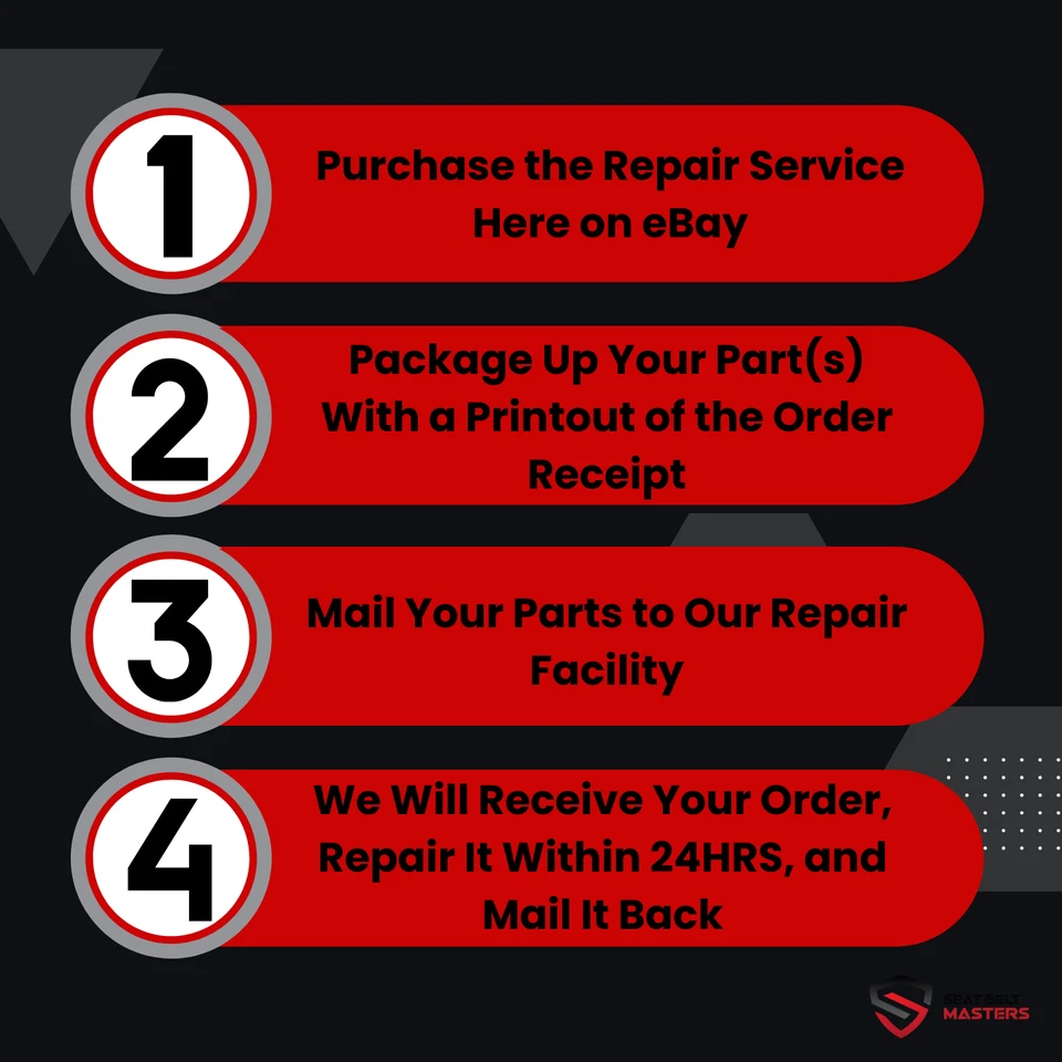 AUDI R8 SERVIÇO DE REPARO DE CINTO DE SEGURANÇA ESTÁGIO TRIPLO - PARA CINTO DE SEGURANÇA AUDI R8 ⭐⭐⭐⭐⭐ 24HRS - Imagem 2 de 4