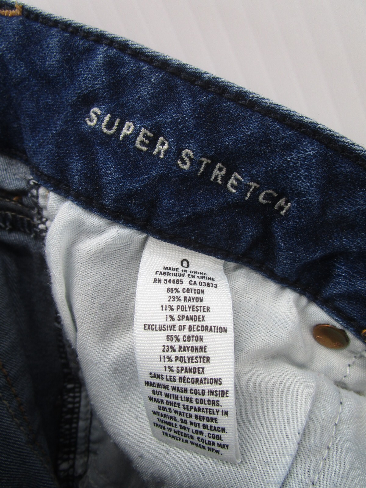 American Eagle Shorts Women Blue Cut-Off Super Stretch Raw Hem