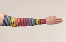 ROLLER DISCO Compression Sleeve by LYMPHEDIVAS, Gauntlet Option ANY SZ/LEVEL New