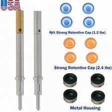 Implant Retention Caps Set Insertion Extraction Tool Remove Core Tools Universal