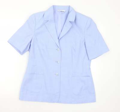 BHS Damen lila Polyestermischung Anzugjacke Größe 14