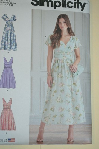 Simplicity 9475 misses dress- sizes 16 18 20 22 24 New/UNCUT - Bild 1 von 5