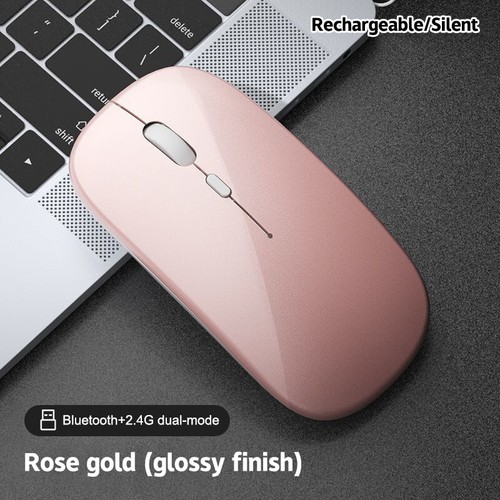 Portable Wireless Mouse Bluetooth-compatible 2.4GHz Dual Mode Computer Mice M-mx - Photo 15/30