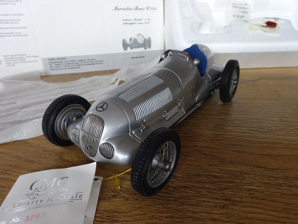CMC M-031 Mercedes-Benz W 125  1937  in OVP  Rarität - Bild 4 von 4