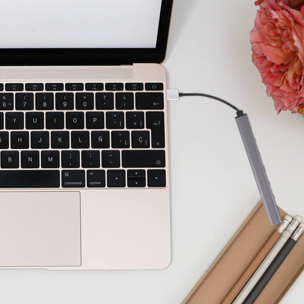 4-Port USB Hub Expander for Desktop with Extended Connectivity  -image