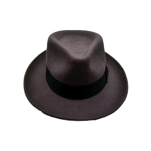 Felt Fedora Scala Classic Hats Scala Wool Felt Fedora Grey Size Medium