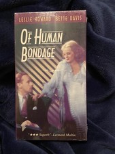 Of Human Bondage VHS, 1934 Bette Davis, Leslie Howard    BRAND NEW SEALED 