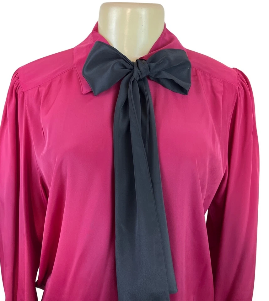 复古灵感长袖衬衫,带黑色领结,Josephine 出品,尺寸 6 — 第 4/4 张图片