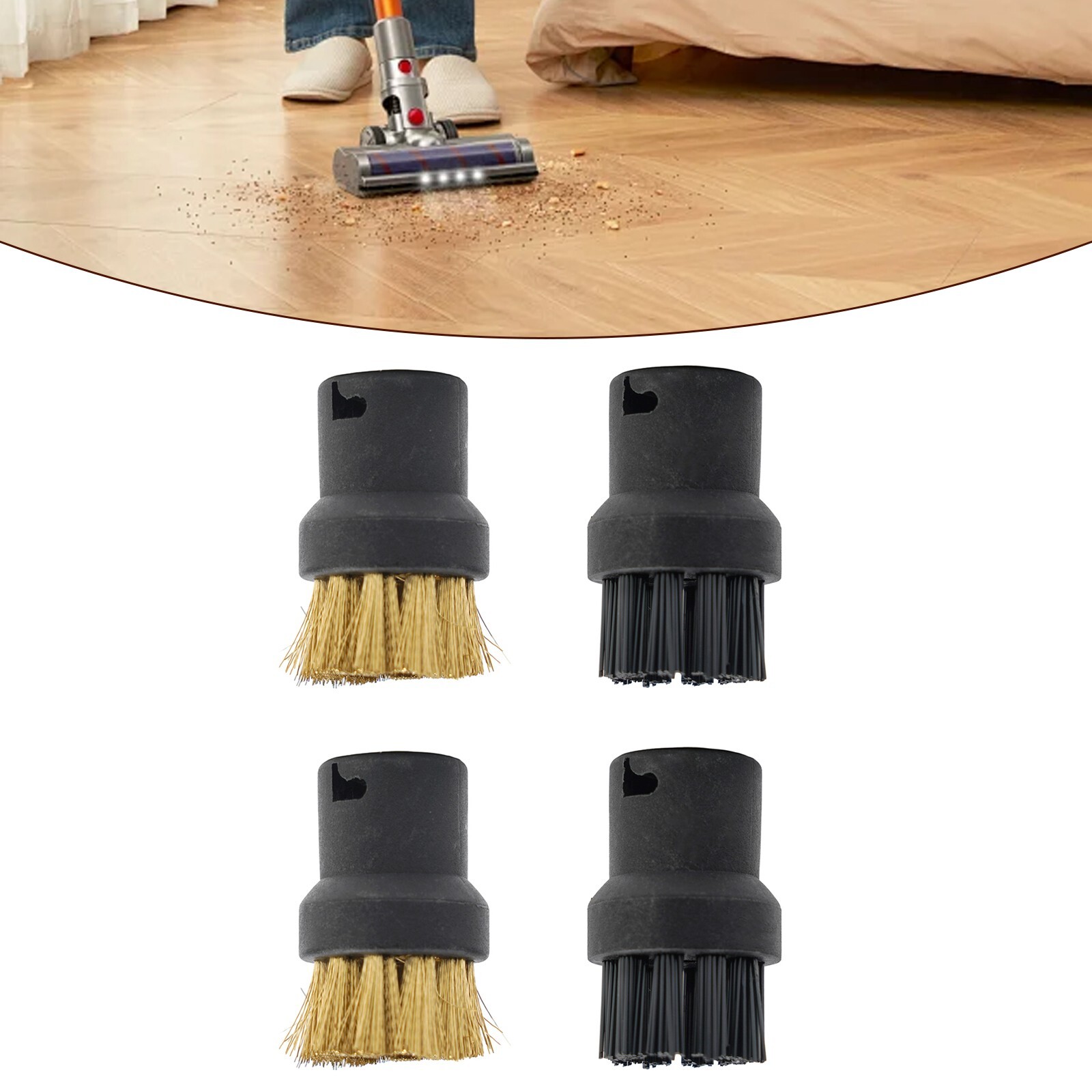 Upgrade Your Cleaning Routine with For KARCHER Steam Cleaner Brushes 4