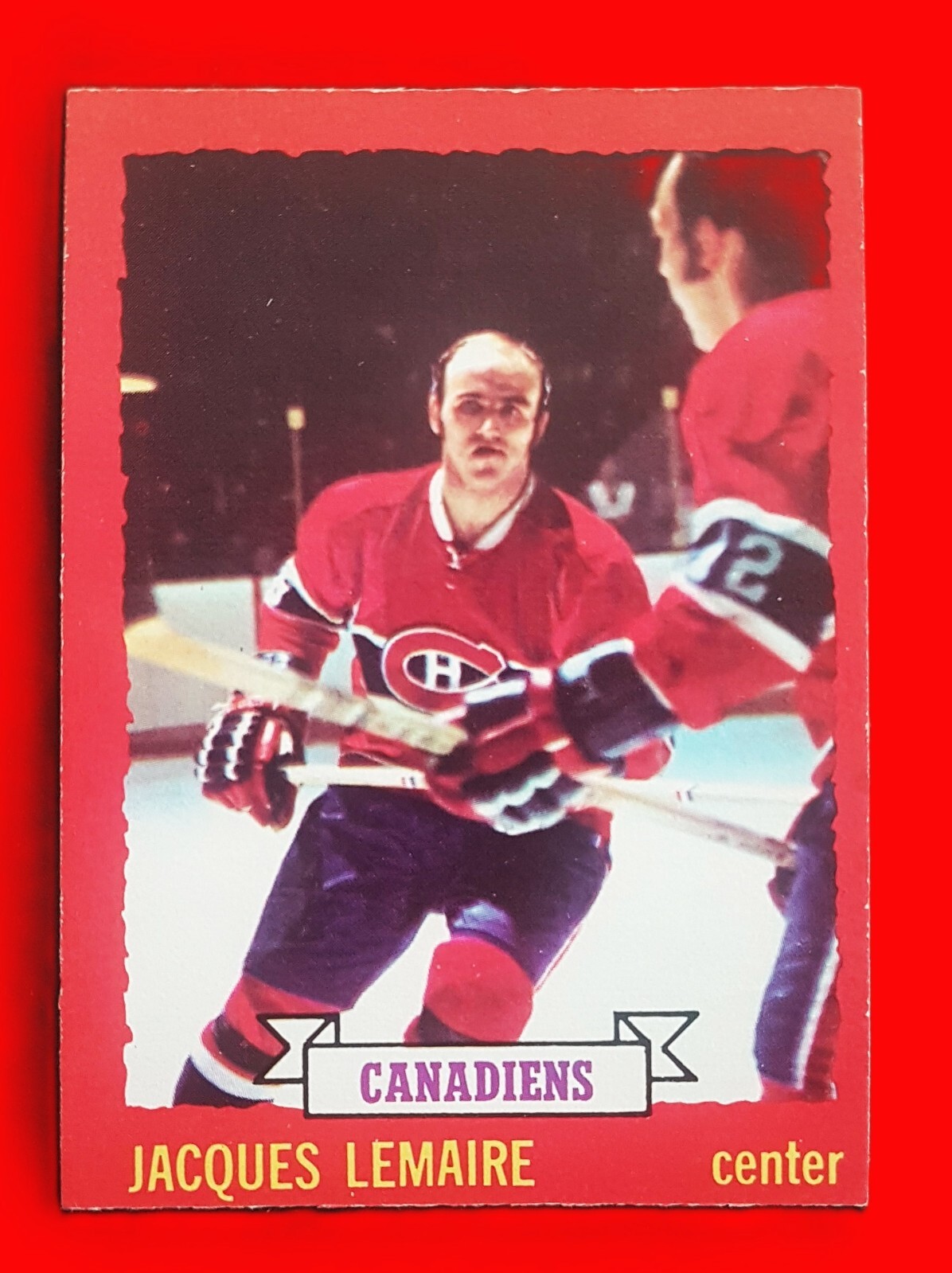 O-Pee-Chee 1973 #56 Jacques Lemaire - Canadiens (Near Mint) (Light Back)