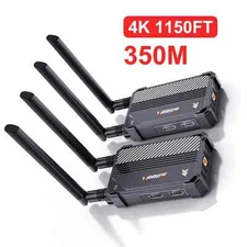 4K Wireless HDMI Extender Audio Video Transmitter Receiver Dual Display Adapter