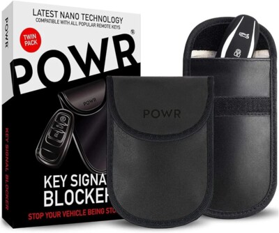 2er-Pack Autoschlüssel Signalblocker Etui RFID-Sperre Faraday Etui Schutzschlüssel