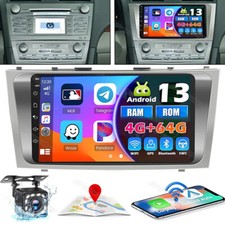 For 2007-2011 TOYOTA CAMRY Android 13 CarPlay Car Stereo Radio GPS Navi WiFi CAM