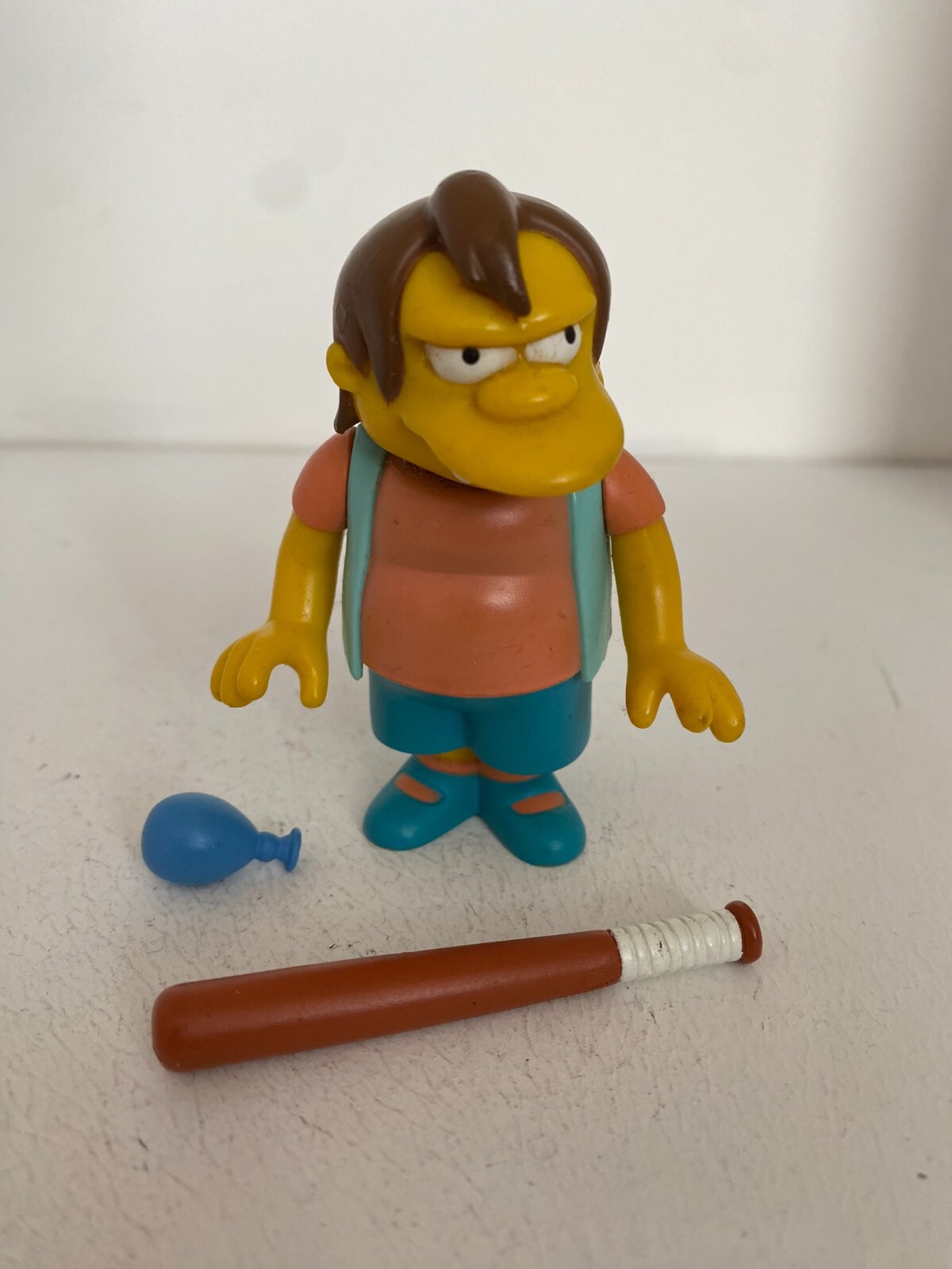 PLAYMATES INTERACTIVE THE SIMPSONS SERIES 3 NELSON MUNTZ ACTION FIGURE WOS COLLECTIBLE TOY