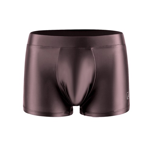 AMORESY Hombres Calzoncillos Boxer Suave Brillante Seda Brillante Ropa Interior Cintura Media Fitness - Imagen 28 de 31