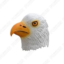 Eagle Latex Full Head Mask Dignified Headgear Animal Mask For Party Cosplay Prop