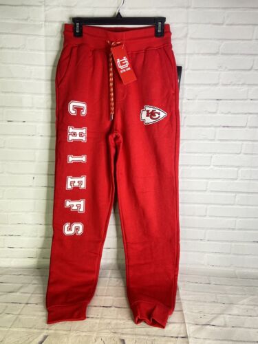 Kansas City Chiefs NFL KC Ultra Game Game Day Jogger Pants Sweatpants Red Mens S - Picture 1 of 8