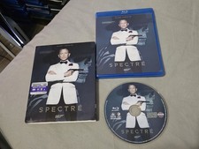 Spectre (Blu-ray, 2015) Slipcover, Daniel Craig, Ralph Fiennes, Dave Bautista 