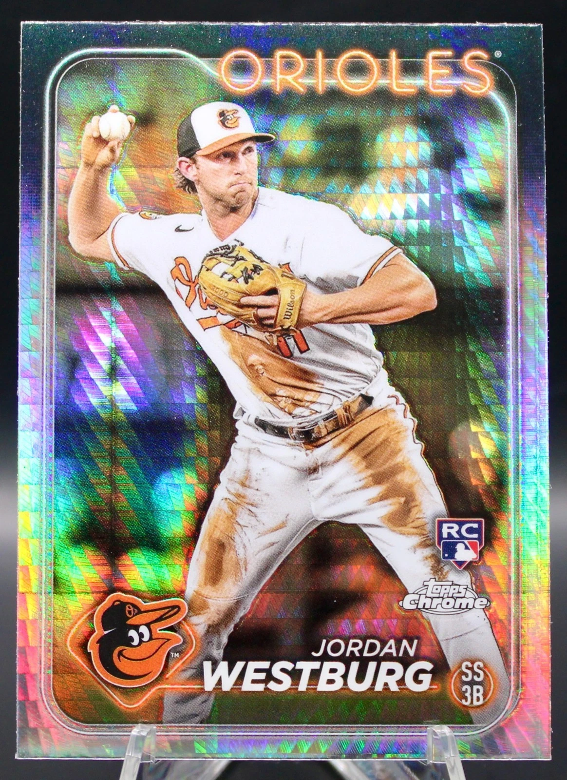 2024 Topps Chrome - Jordan Westburg #277 Prism Refractor (RC)