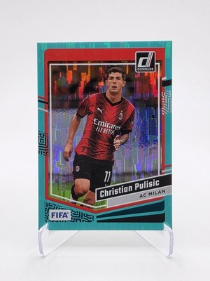 Christian Pulisic 2023-24 Panini Donruss Teal Glitch Refractor/199 (128)