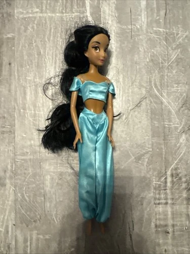 Vintage Disney Aladdin Princess Jasmine Doll 1992 Original Outfit Mattel Shoes